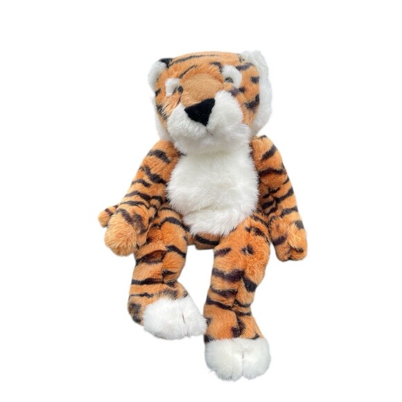 Vintage Russ Berrie & Co Tickles Bengal Tiger 16" Weighted Plush Stuffed Animal